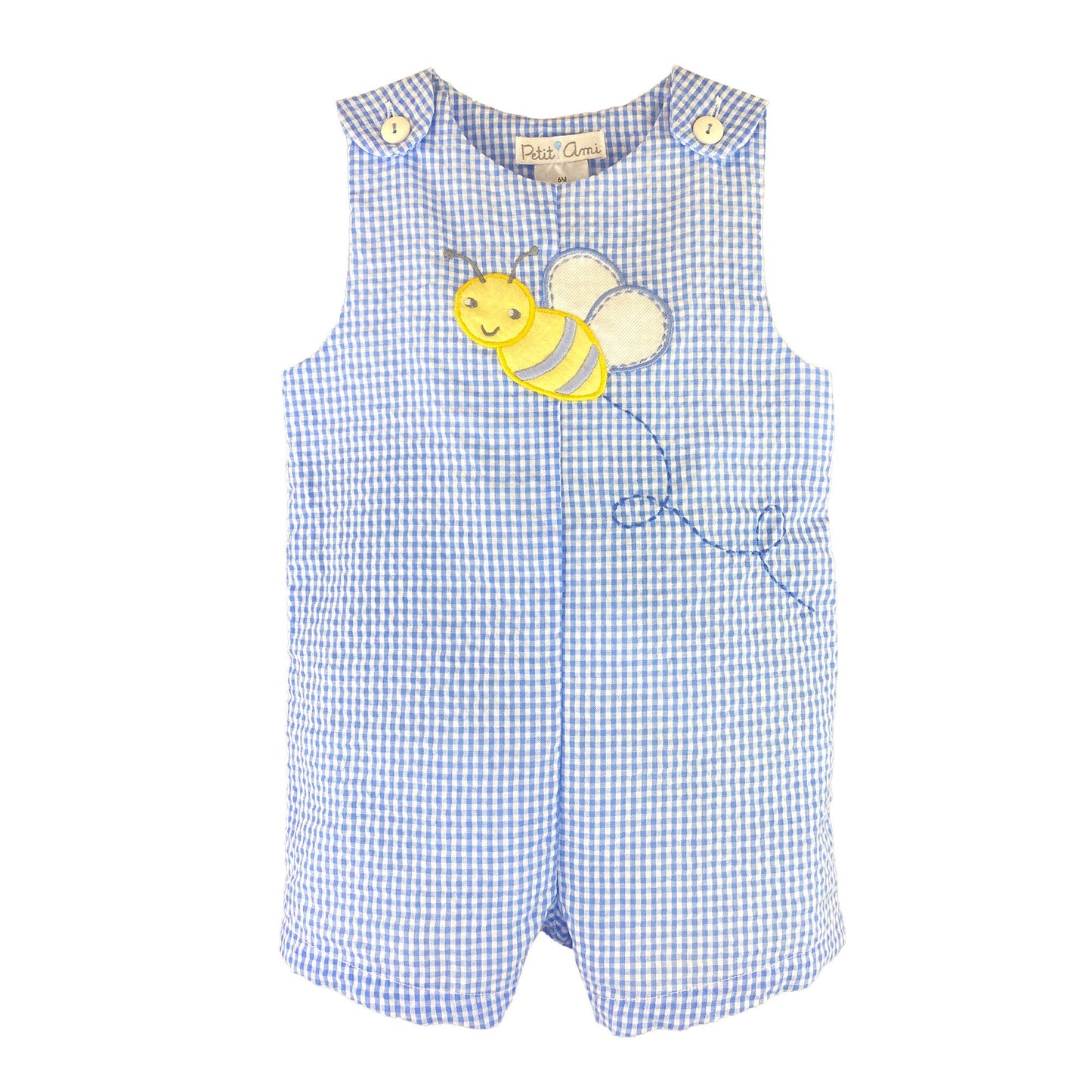 Buzzing Bee Boy's Appliqué Romper