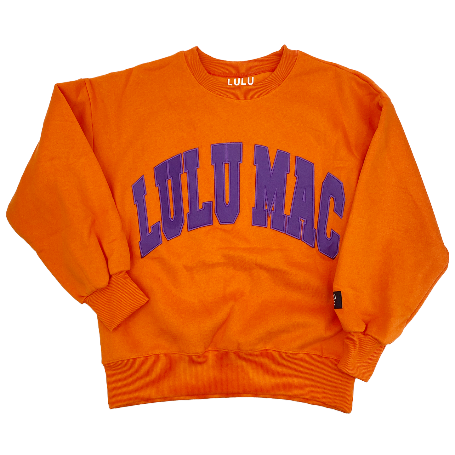 Lulu Mac Sweatshirt in Orange/Purple