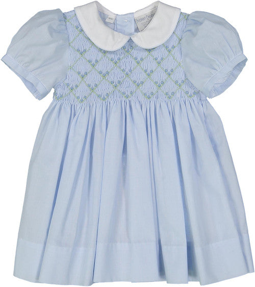 Rosebud Diamond Smocked Dress