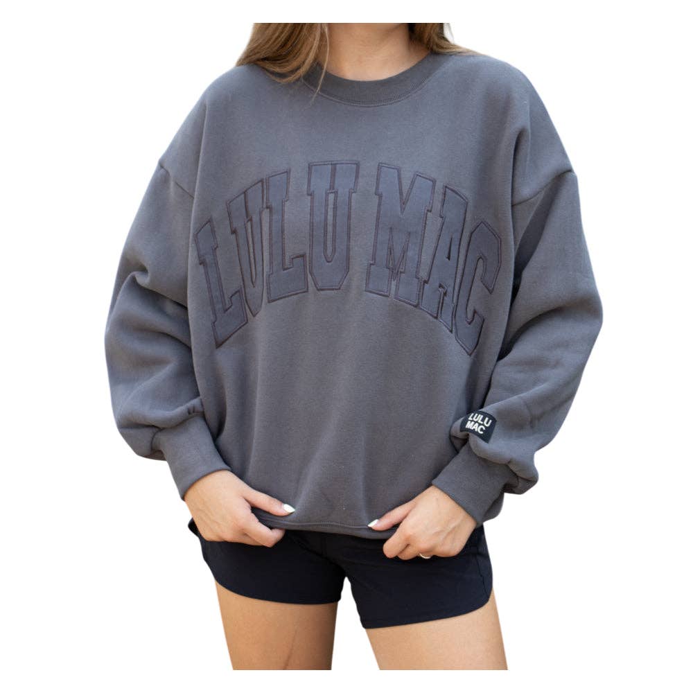 Lulu Mac Sweatshirt in Dark Grey