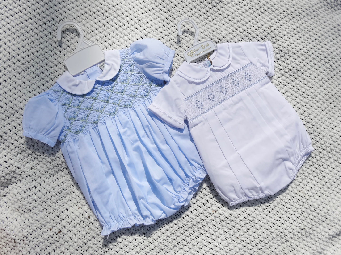 Rosebud Diamond Smocked Bubble