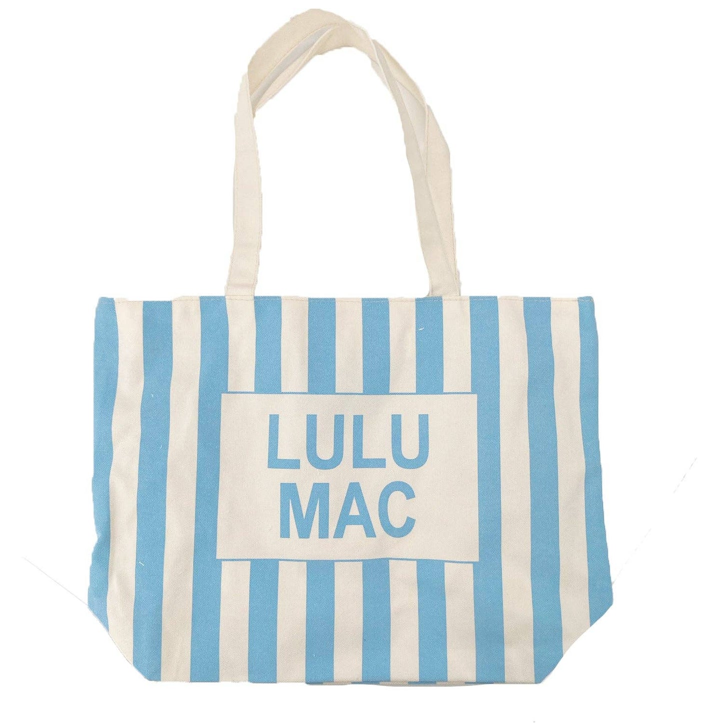 Lulu Mac Canvas Striped Tote