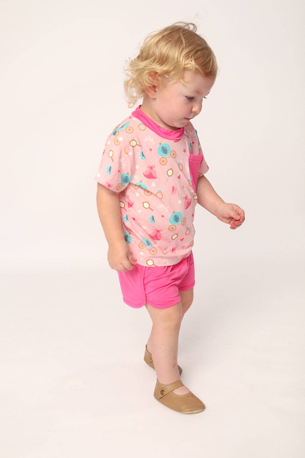 Princesses Bamboo Varsity Short Set - T-shirt & Shorts