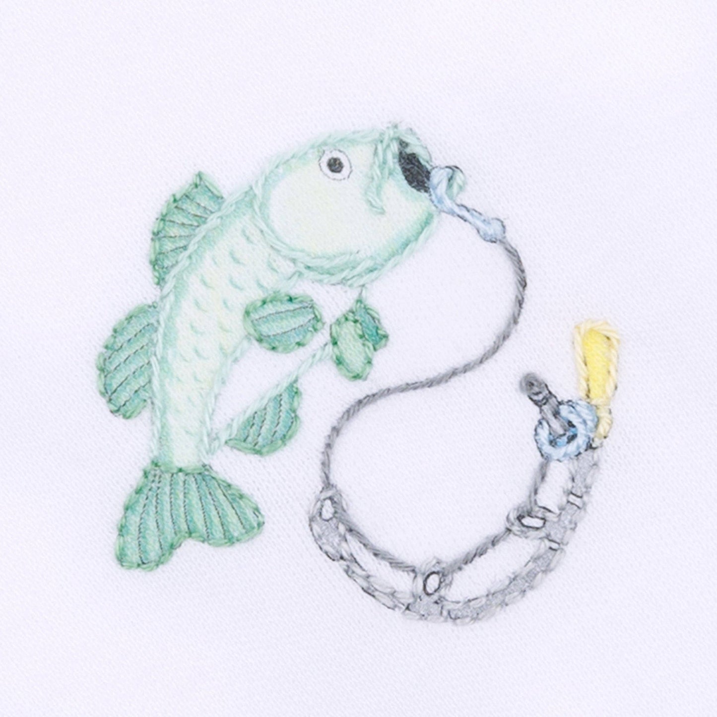 Hook, Line and Sinker Embroidered Bubble