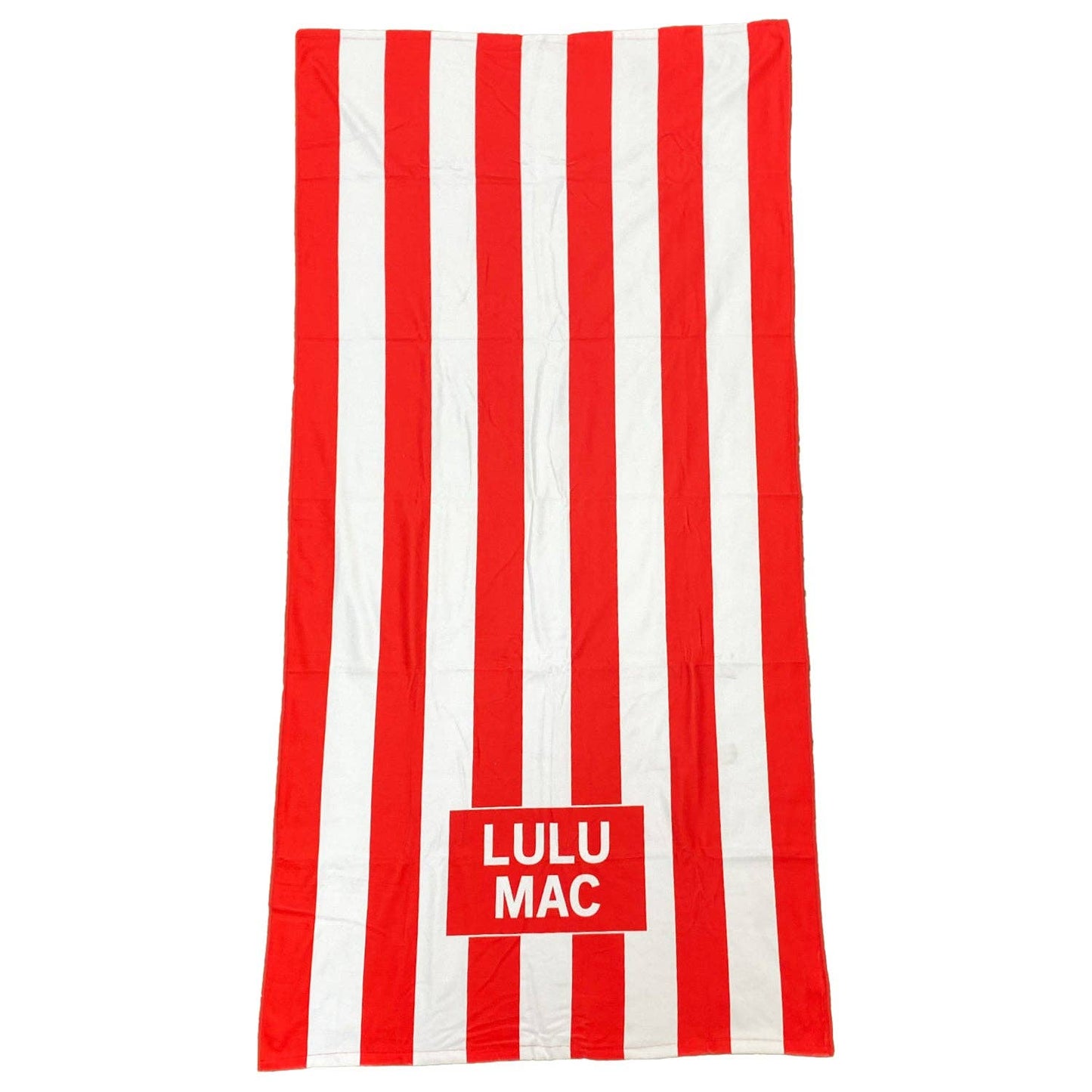 Lulu Mac Darby Beach Towel in Red