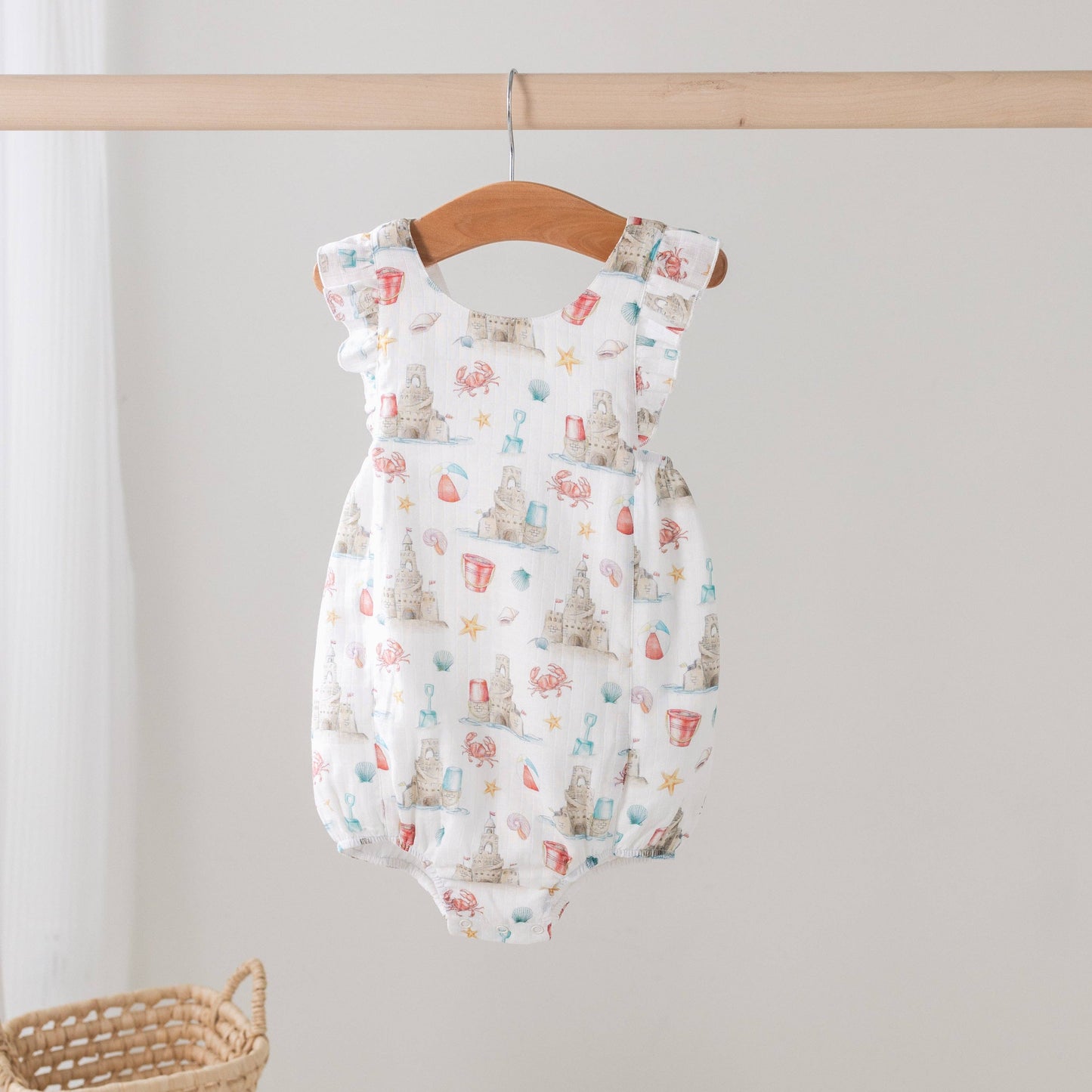 Sandcastle Kingdom Organic Muslin Sunsuit