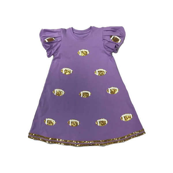 Puff Sleeve Football Dress