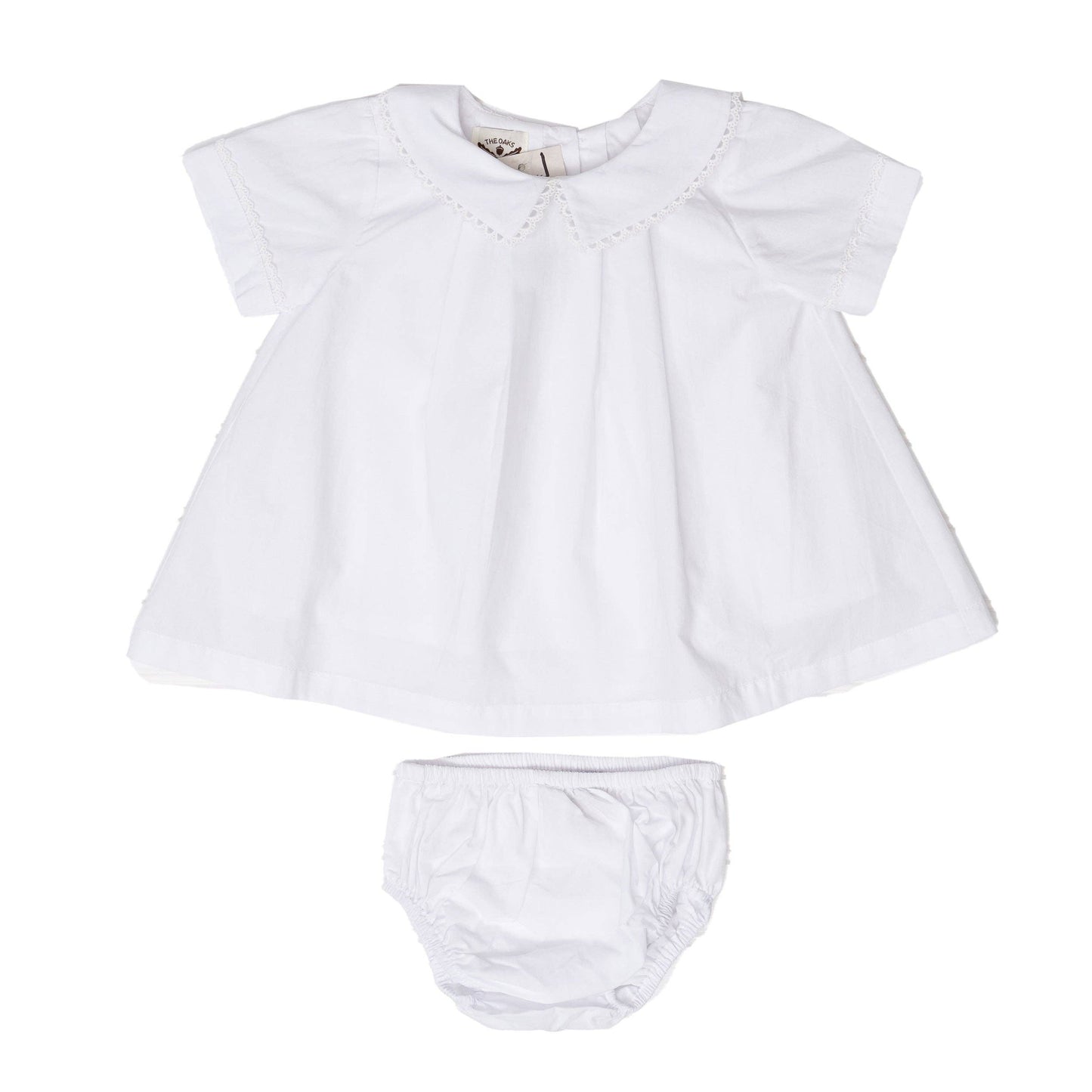 Bebe White Baby Bloomer Set