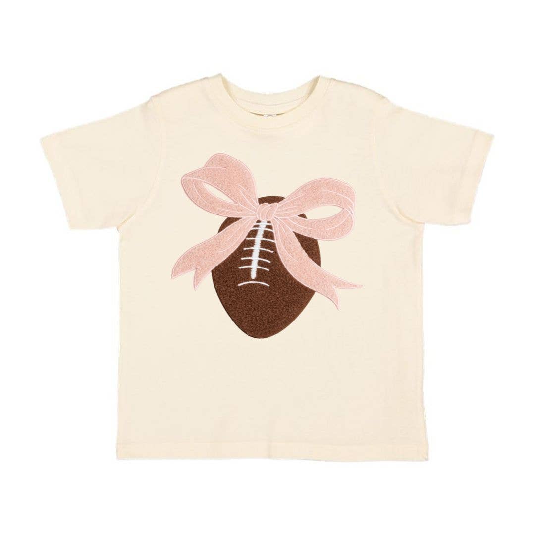 Coquette Football Patch Short Sleeve T-Shirt - Girls Clothes