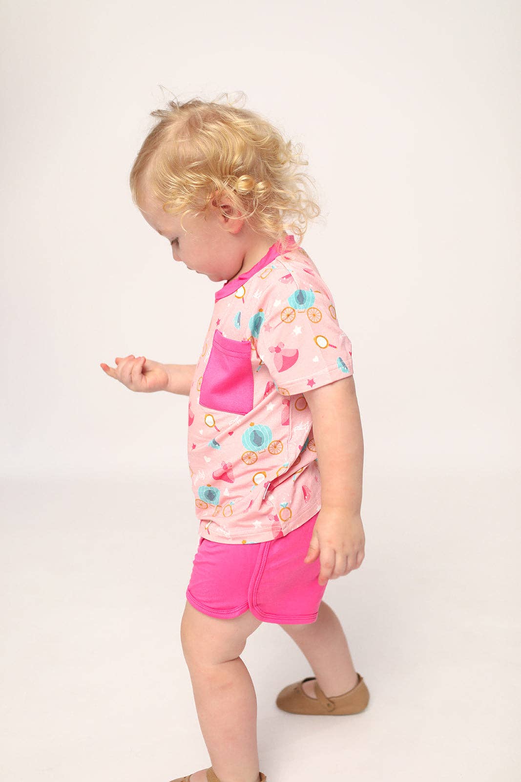 Princesses Bamboo Varsity Short Set - T-shirt & Shorts