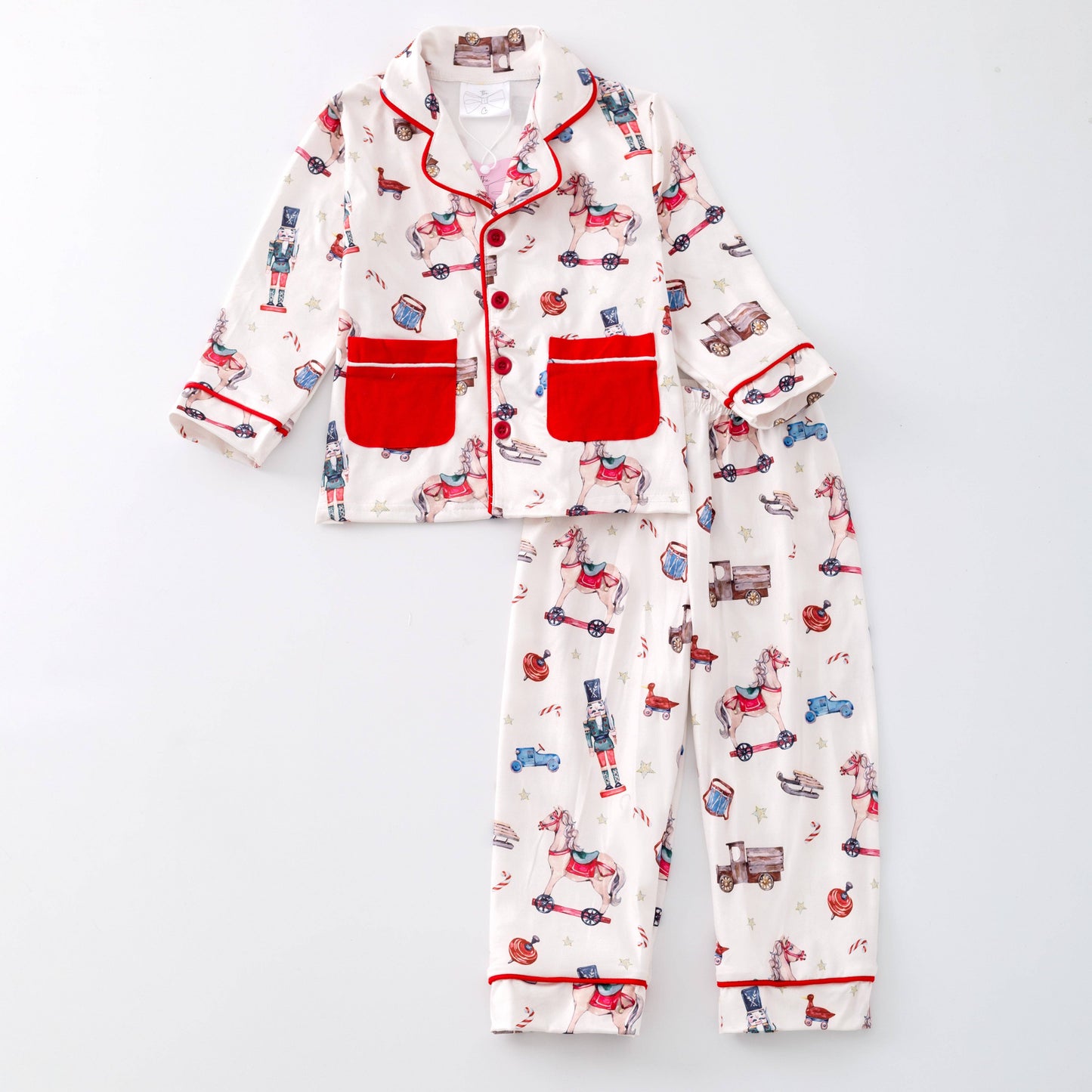 A Very Vintage Christmas Boy's Pajama Set
