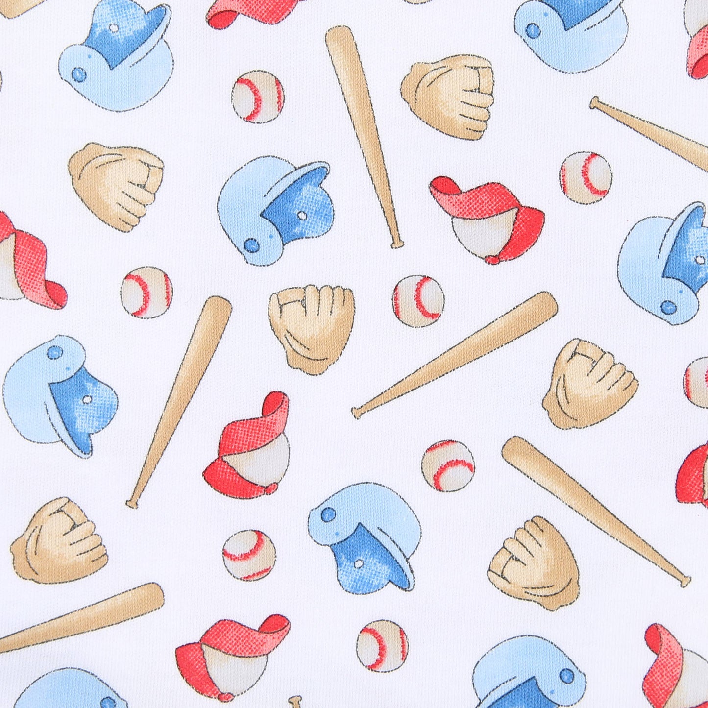 Field of Dreams Blue Zipper Pajamas