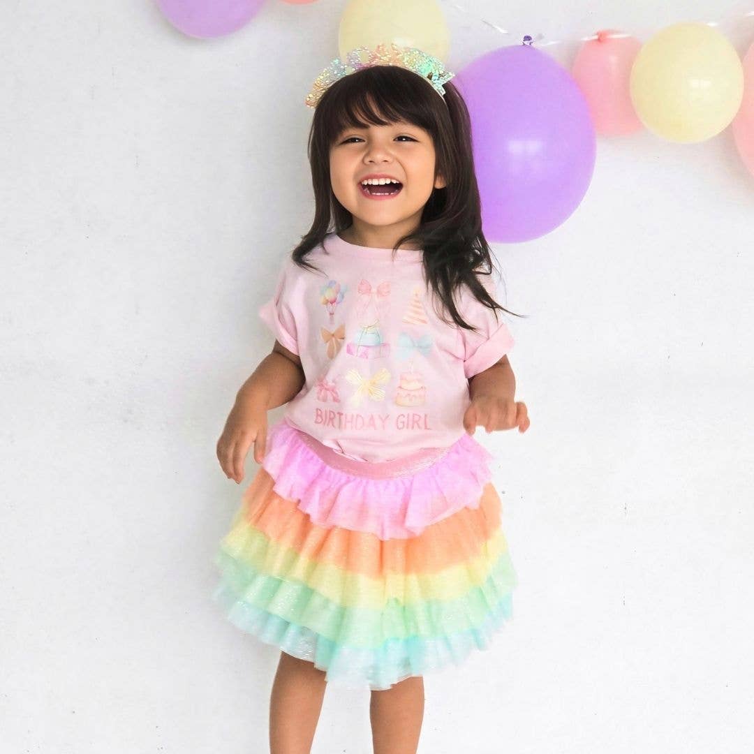 Birthday Girl Cutie Short Sleeve T-Shirt - Ballet - Kids