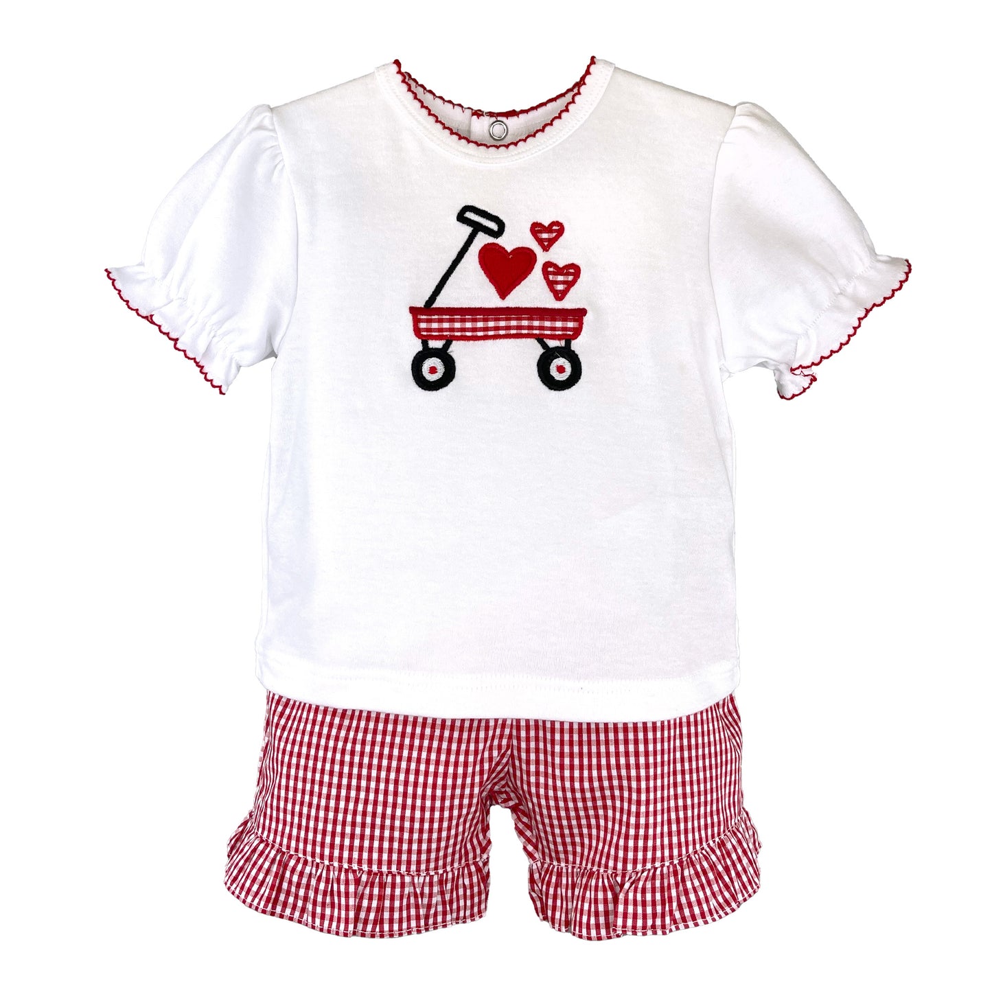 Little Red Wagon Girls Valentine Set