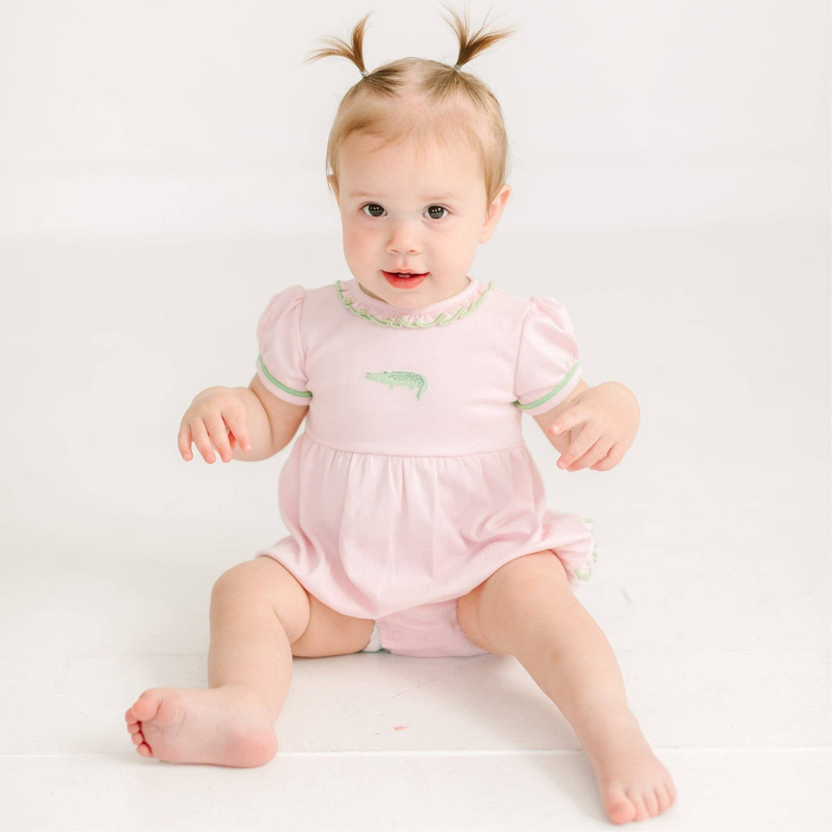 Bayou Baby Ruffle Bubble - Pink