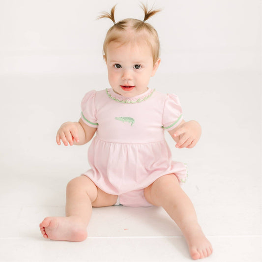 Bayou Baby Ruffle Bubble - Pink