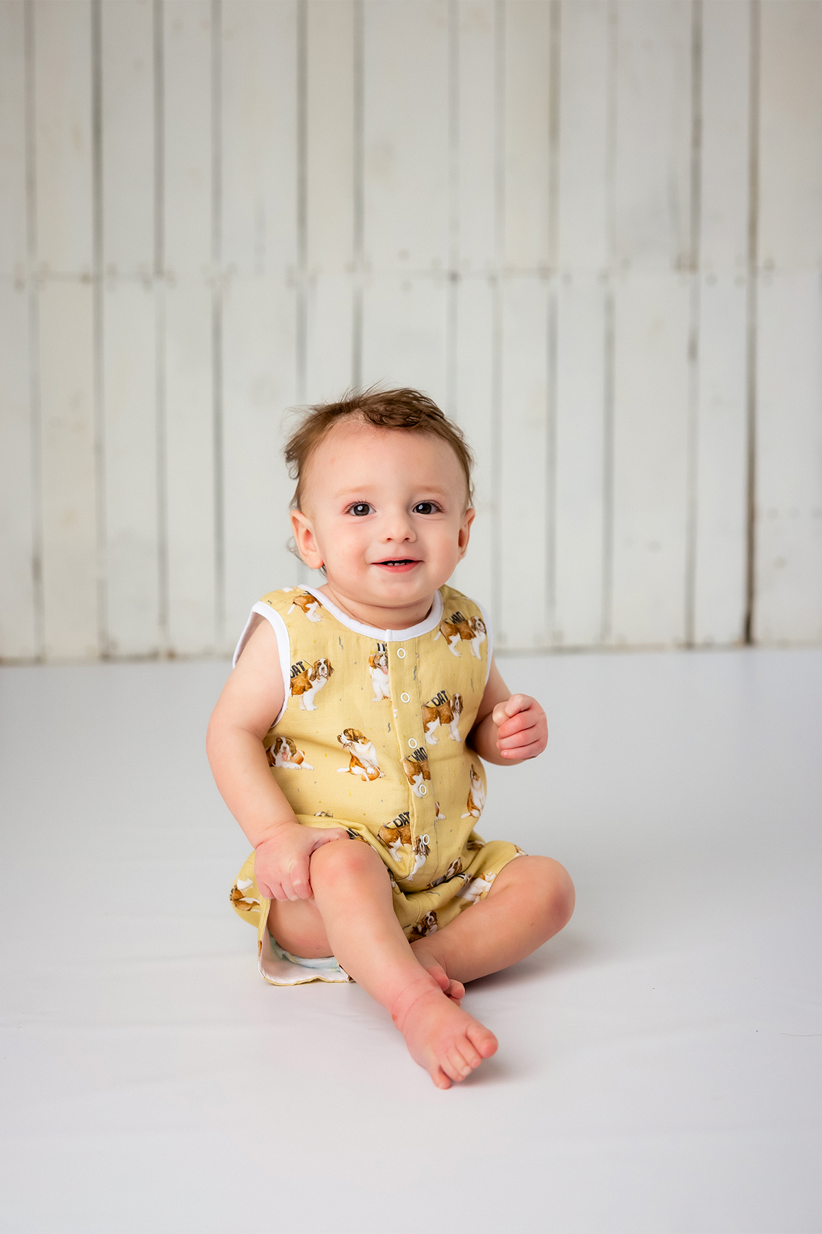 New Orleans Saints Organic Muslin Shortalls