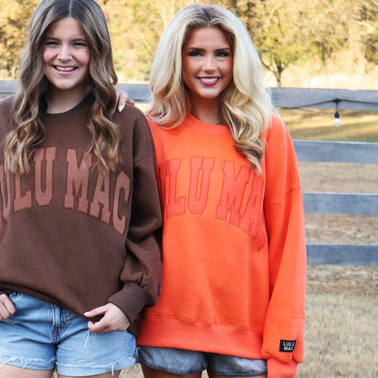 Lulu Mac Sweatshirt in Orange