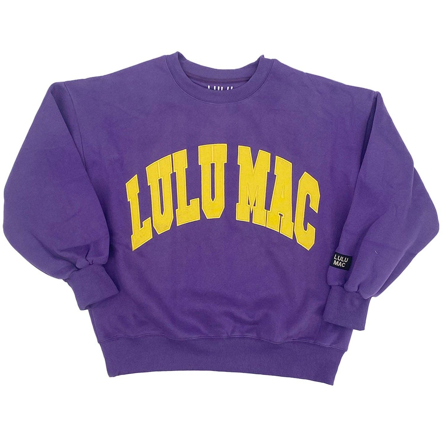 Lulu Mac Sweatshirt in Purple/Yellow