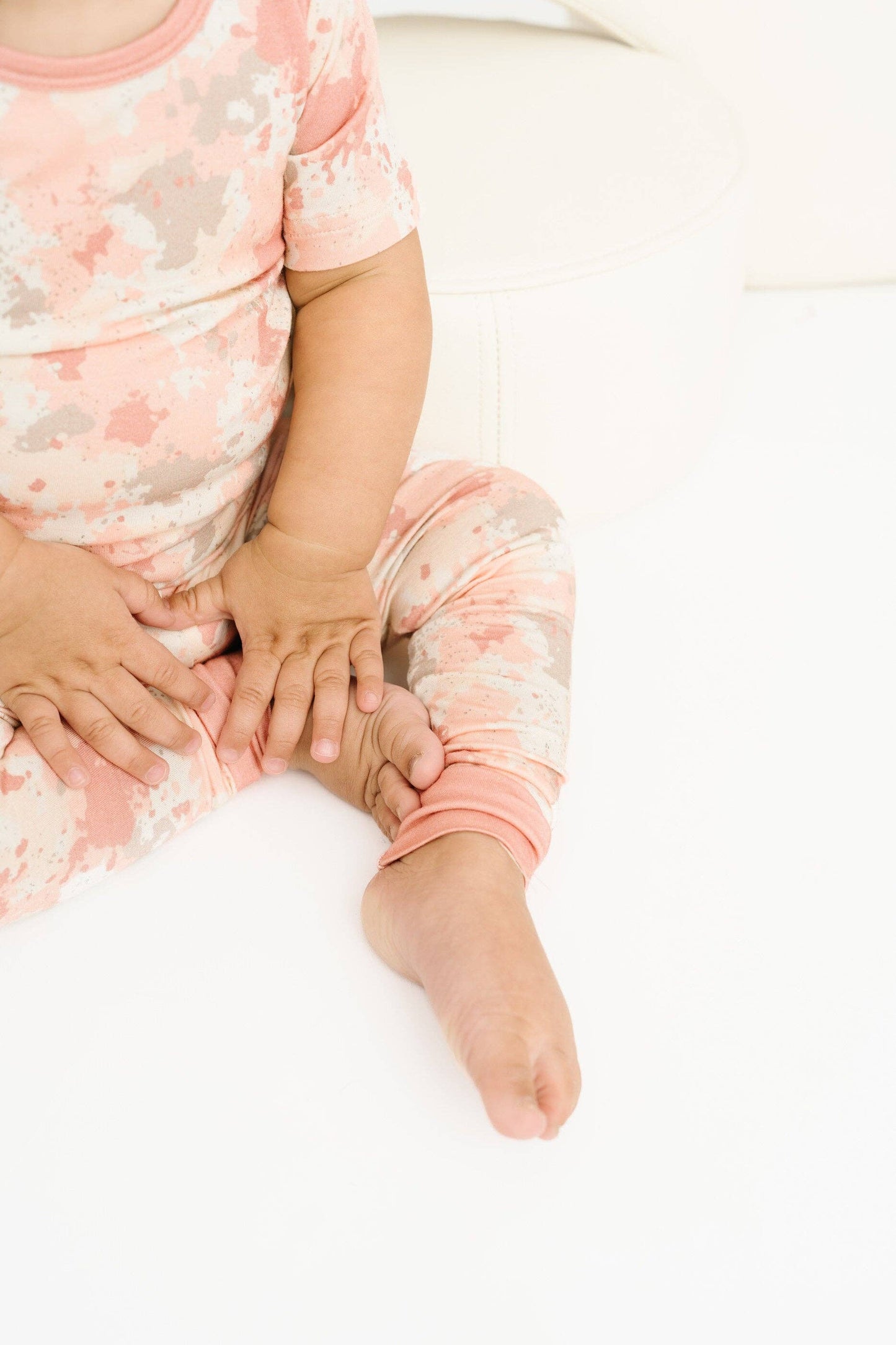 Pink Camo Short Sleeve Bamboo Set