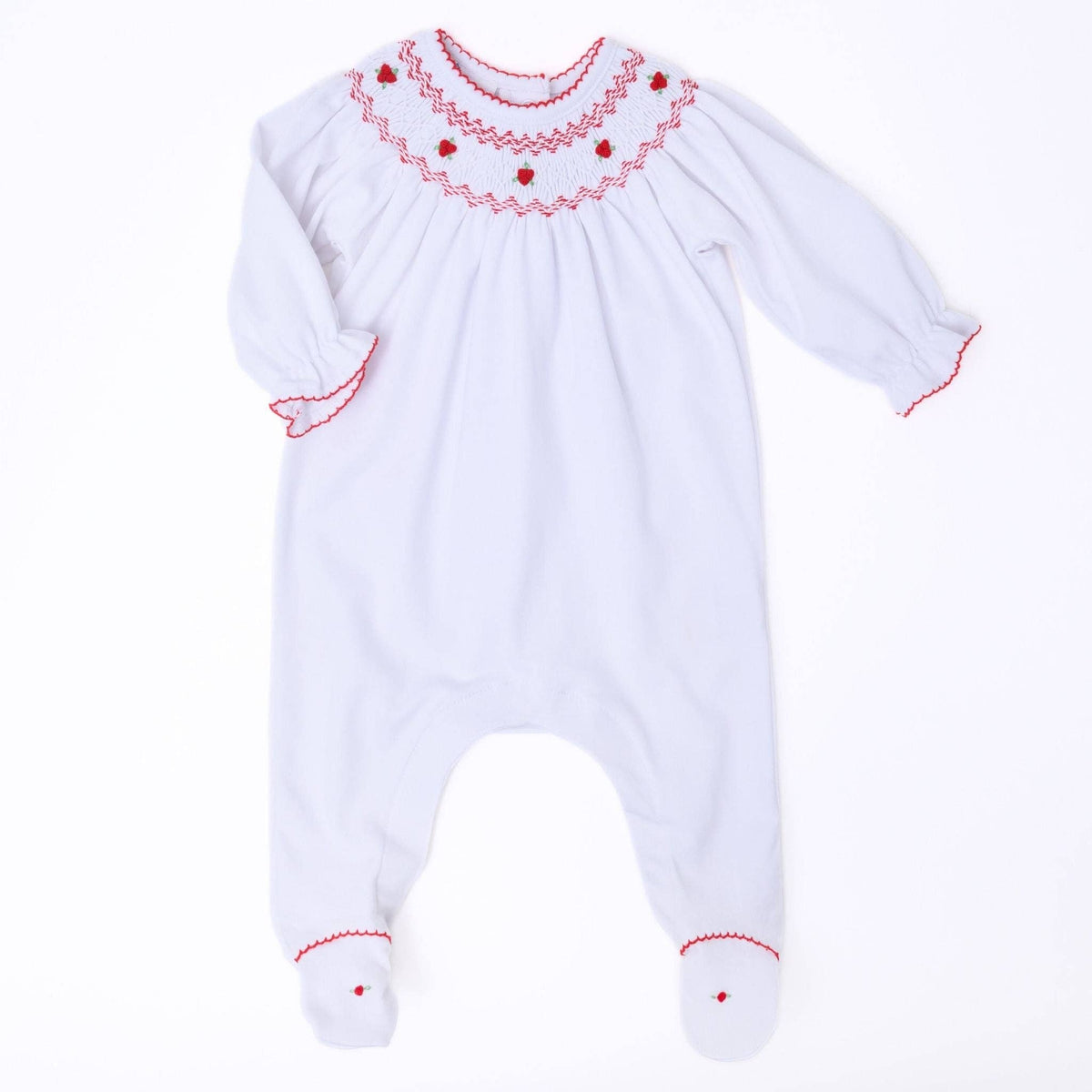 Eve Classics Bishop Footie - White Red