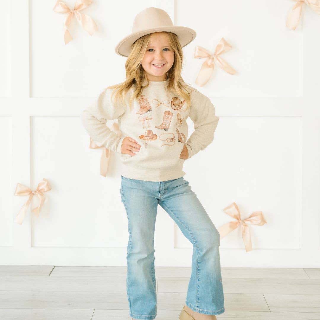 Cowgirl Cutie Sweatshirt - Girls Clothes - Western Apparel