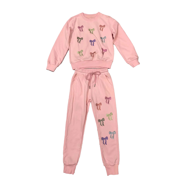 Sparkle Bow Sweatsuit