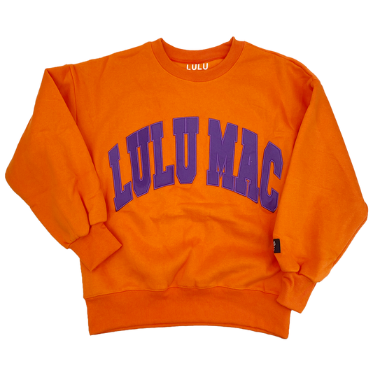Lulu Mac Sweatshirt in Orange/Purple