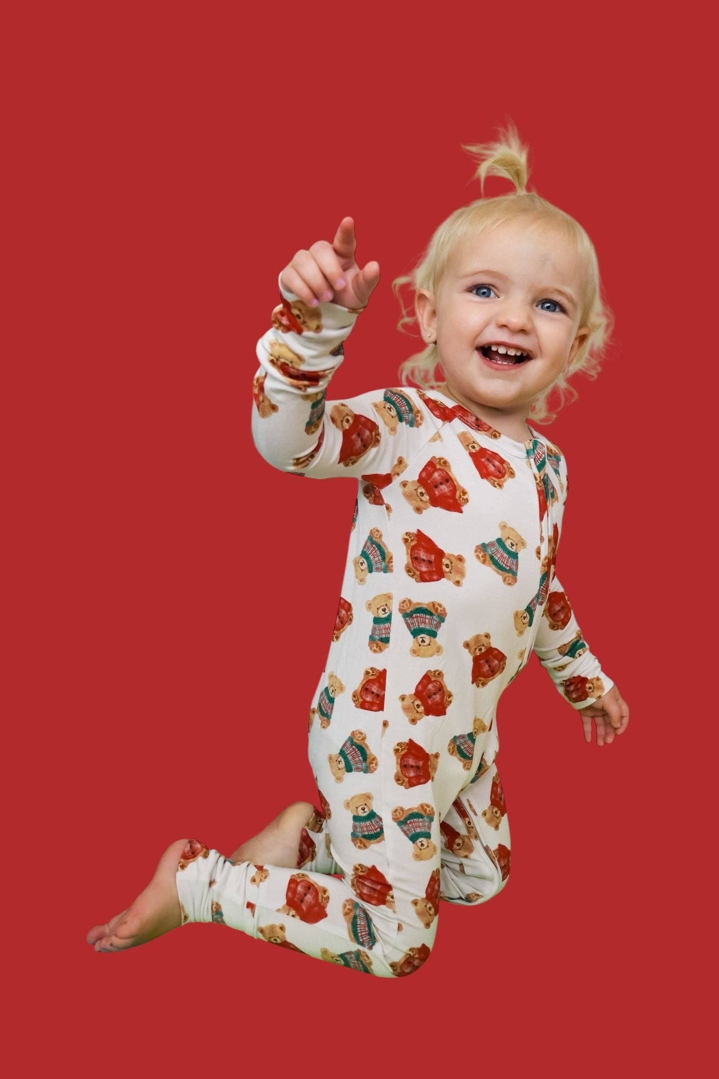 BEAR-Y COZY CHRISTMAS DREAM ROMPER