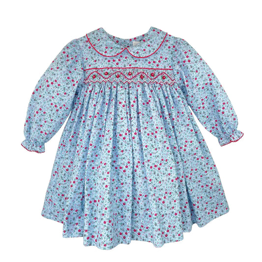 Woodland Floral Smocked Dress