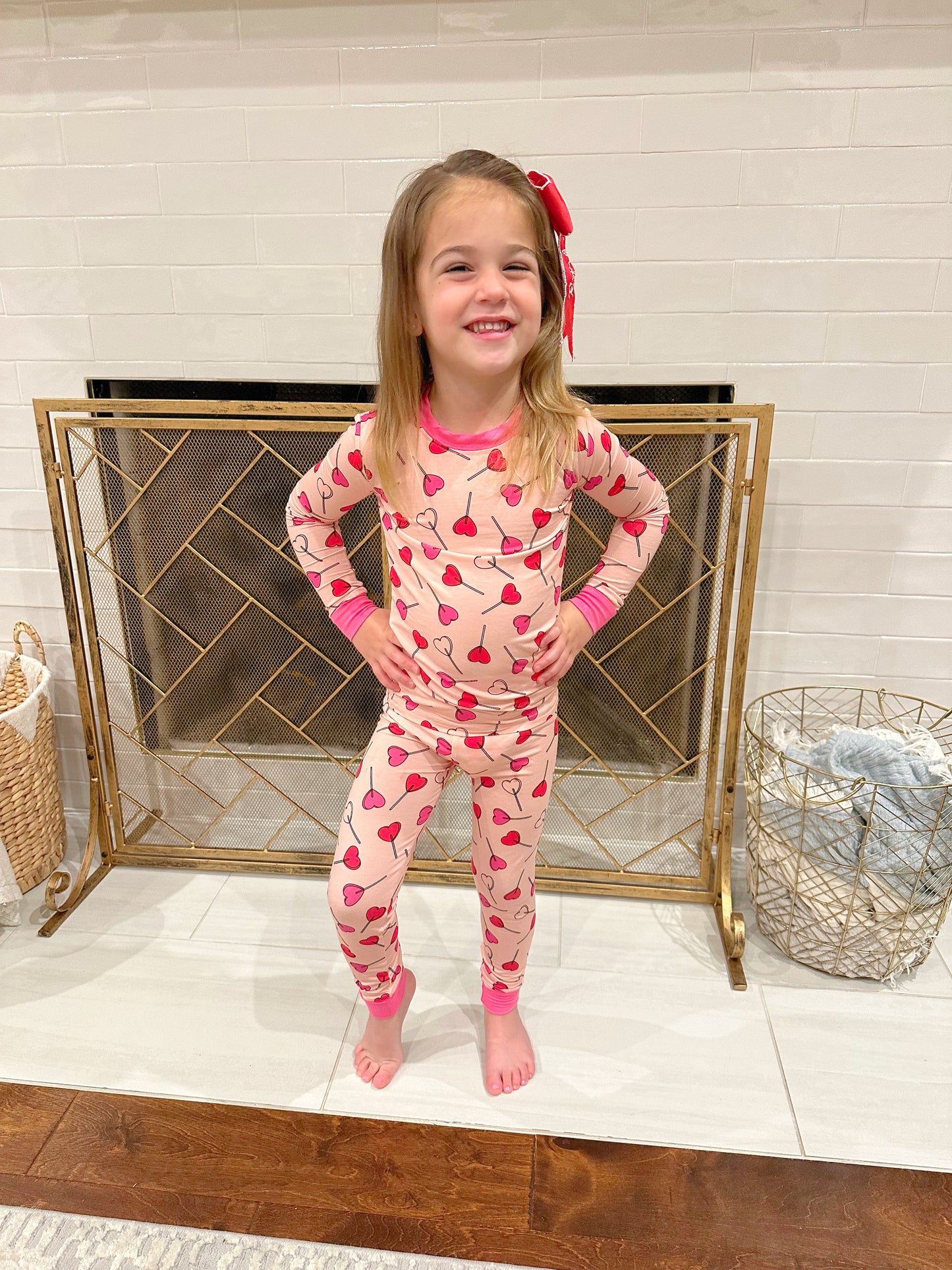 Sucker 4U Valentine's 2 Piece Bamboo Pajama Set