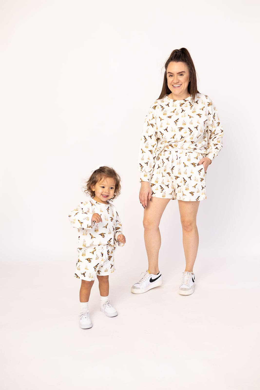 Ducks Bamboo Womens Sweatshirt Set - Top & Bottom