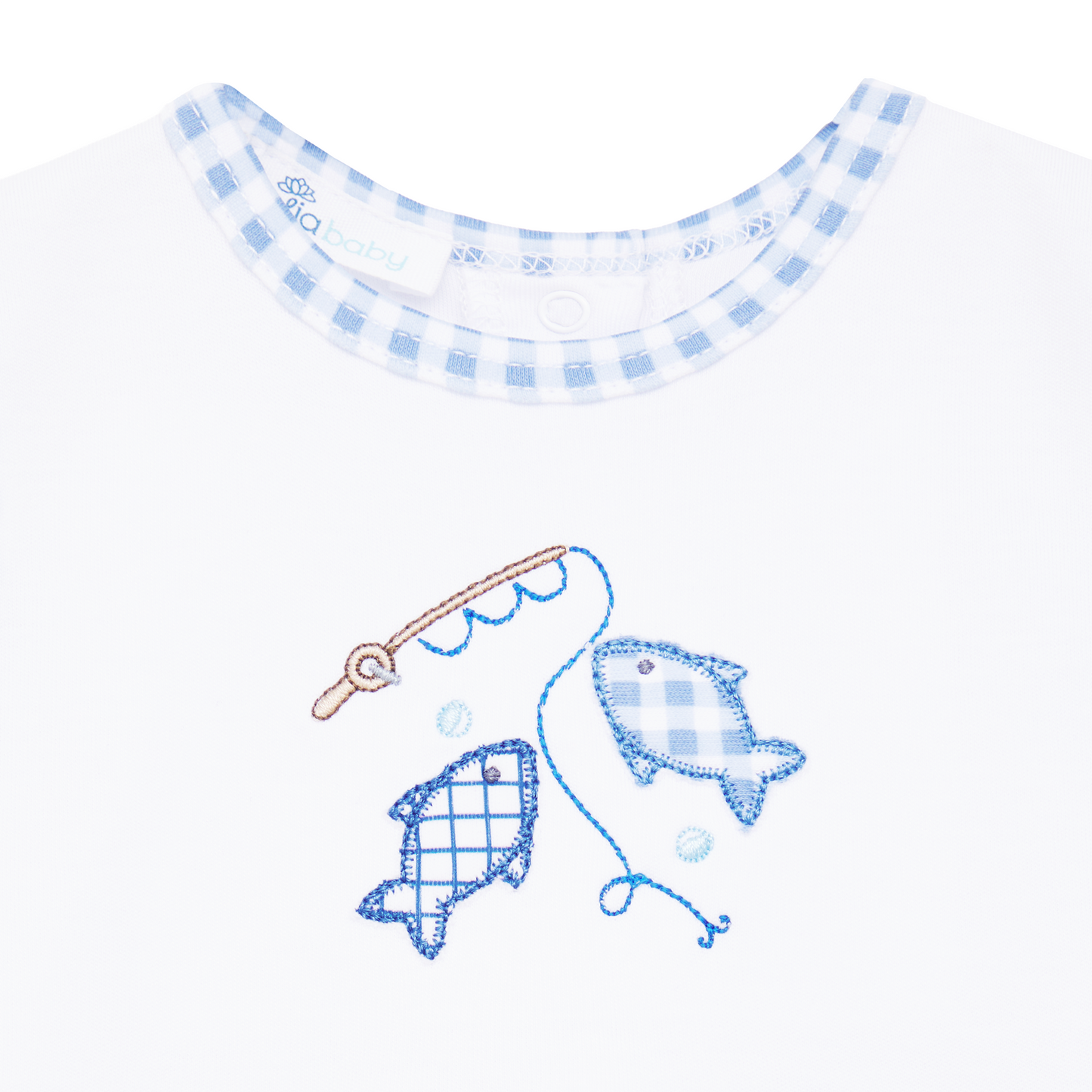 Gone Fishing Applique Bubble