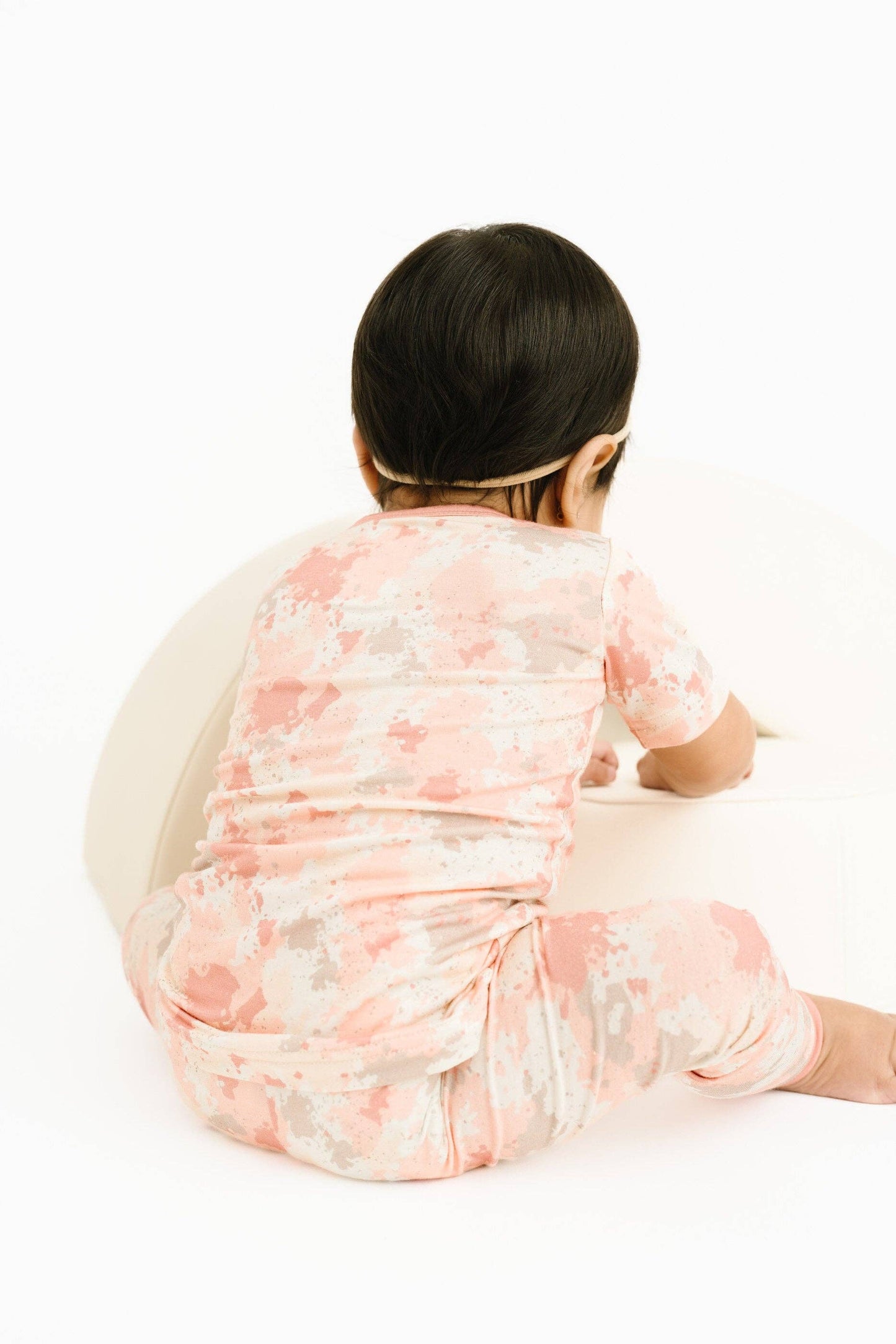 Pink Camo Short Sleeve Bamboo Set