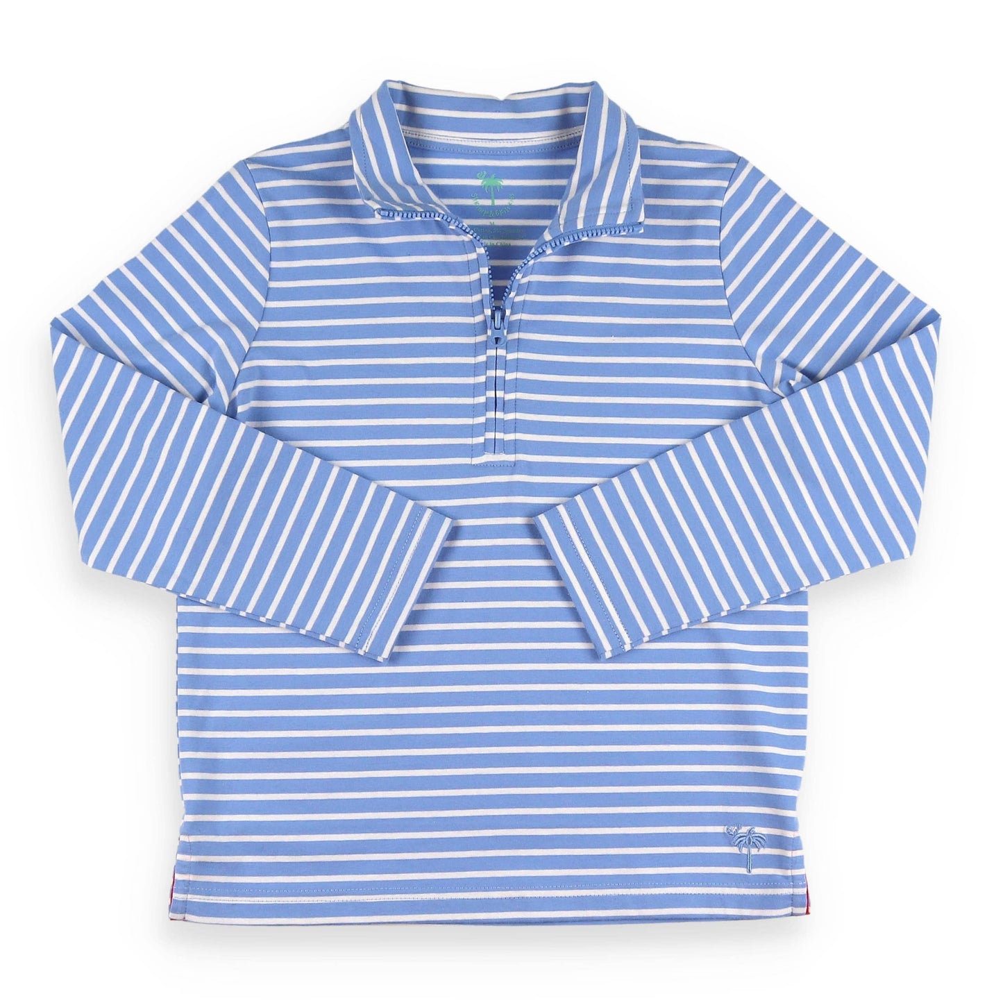 Blue Stripe Quarter Zip