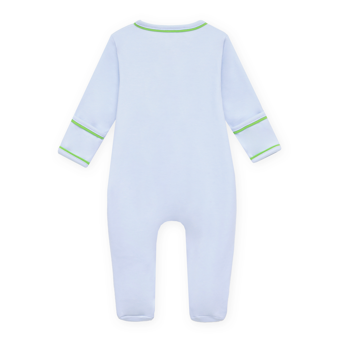 Bayou Baby Footie - Light Blue