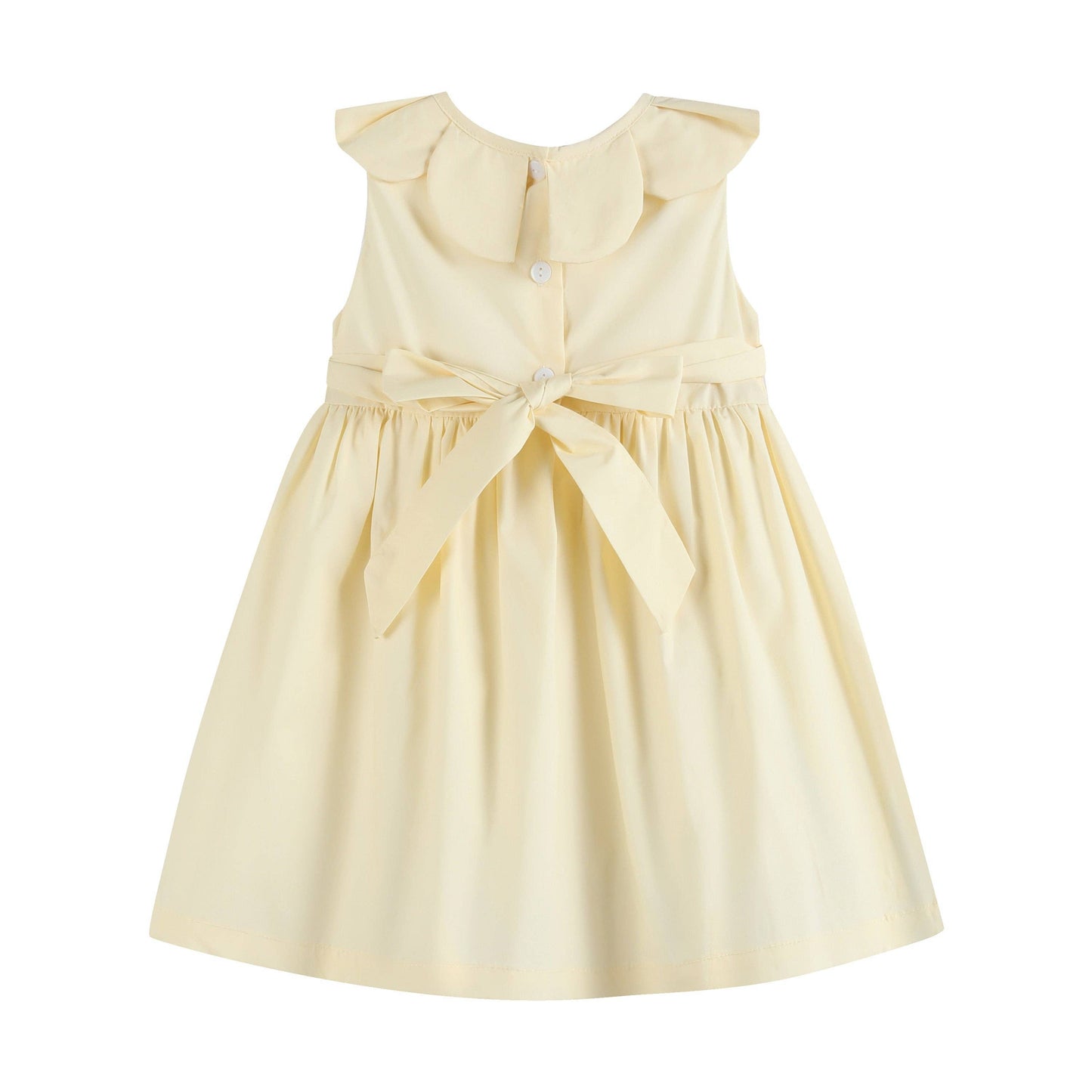 Petal Collared Smocked Dress