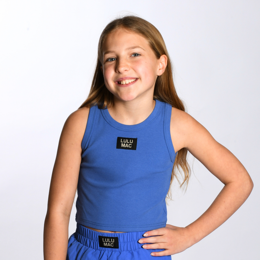 Lulu Mac Tank Kids in Royal Blue