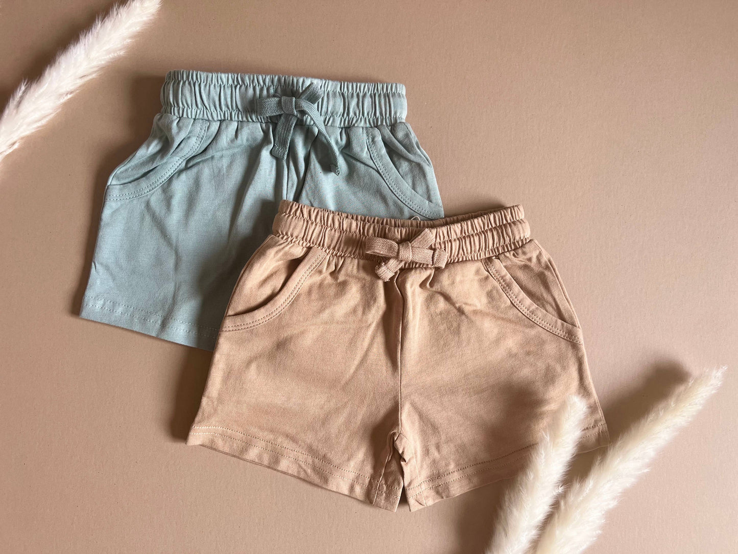 Organic shorts with pockets