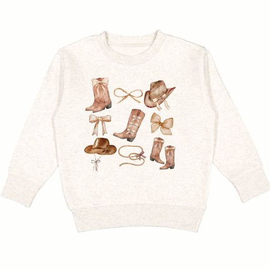 Cowgirl Cutie Sweatshirt - Girls Clothes - Western Apparel