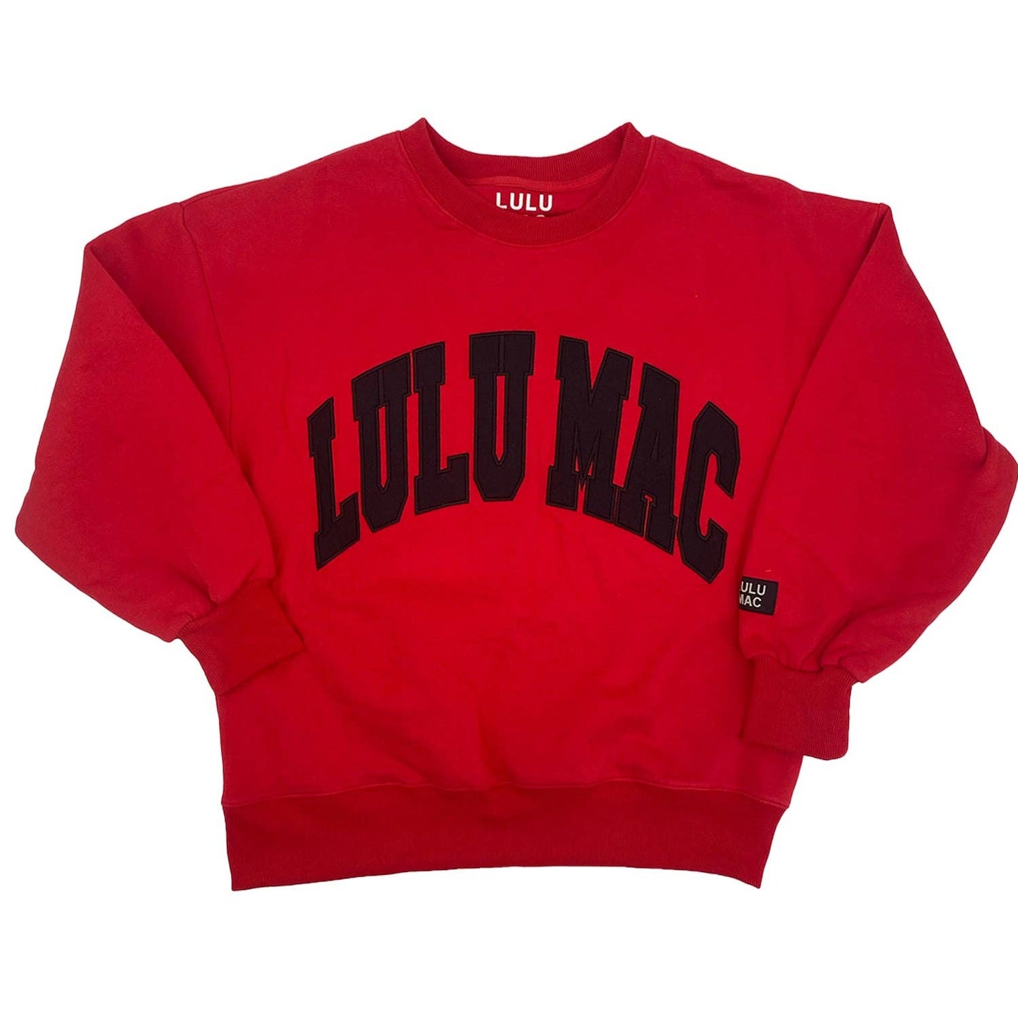 Lulu Mac Sweatshirt in Red/Black