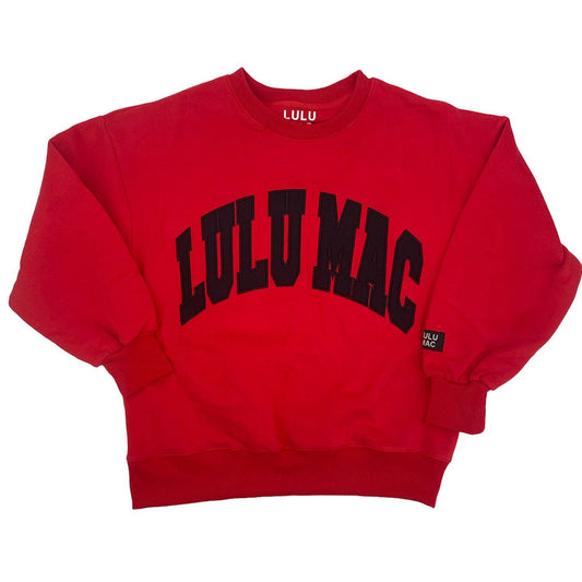 Lulu Mac Sweatshirt in Red/Black