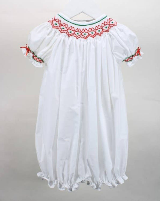 Samantha Red Bishop Bubble Romper