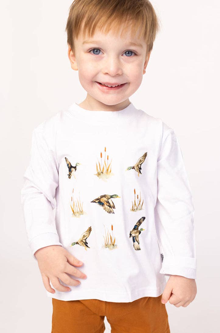 Ducks Bamboo Long Sleeve Tee