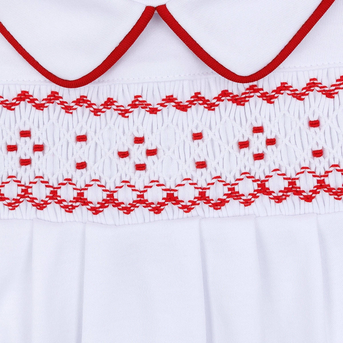 Henry Smocked Long Sleeve Boy Bubble