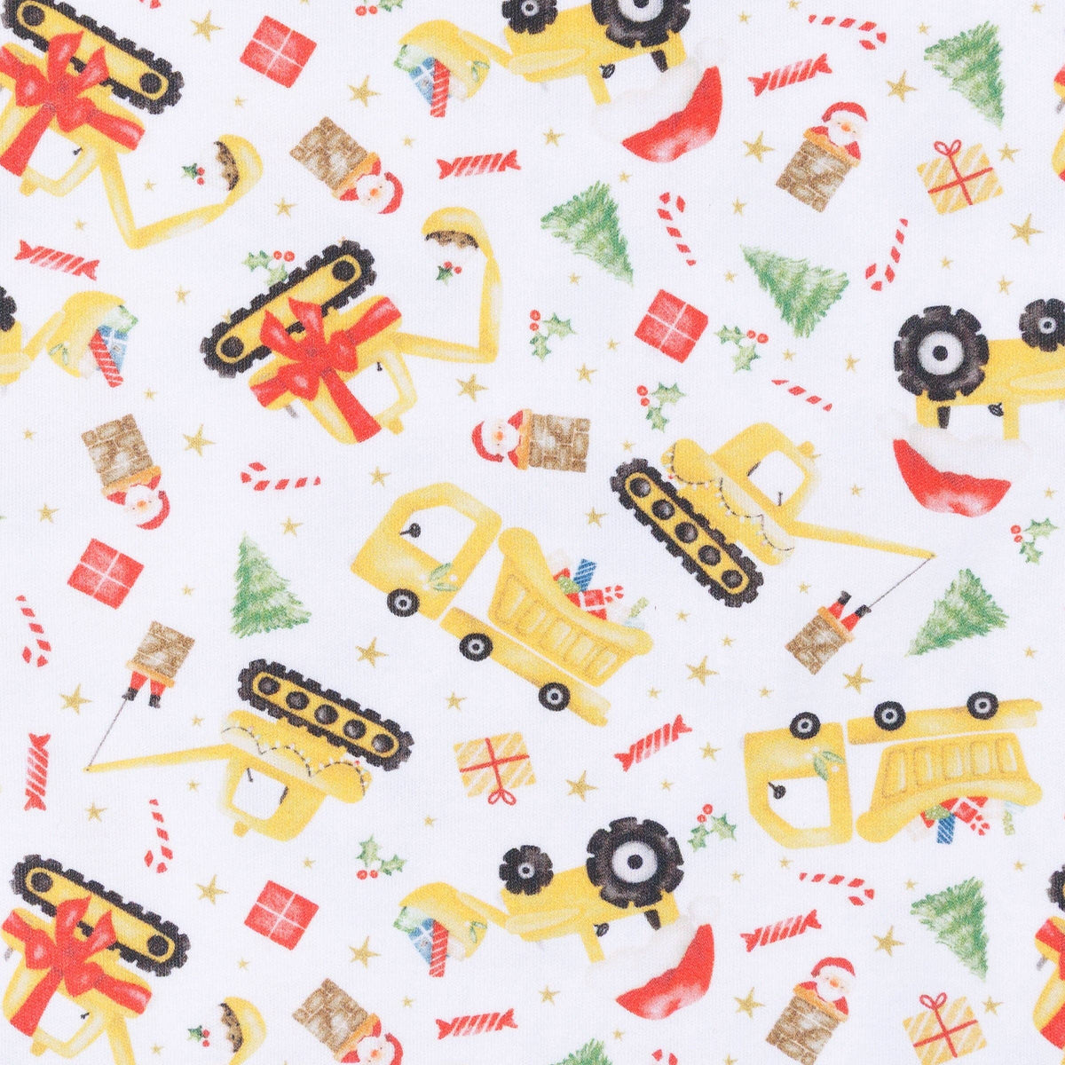 Santa's Construction Crew Zip Footie