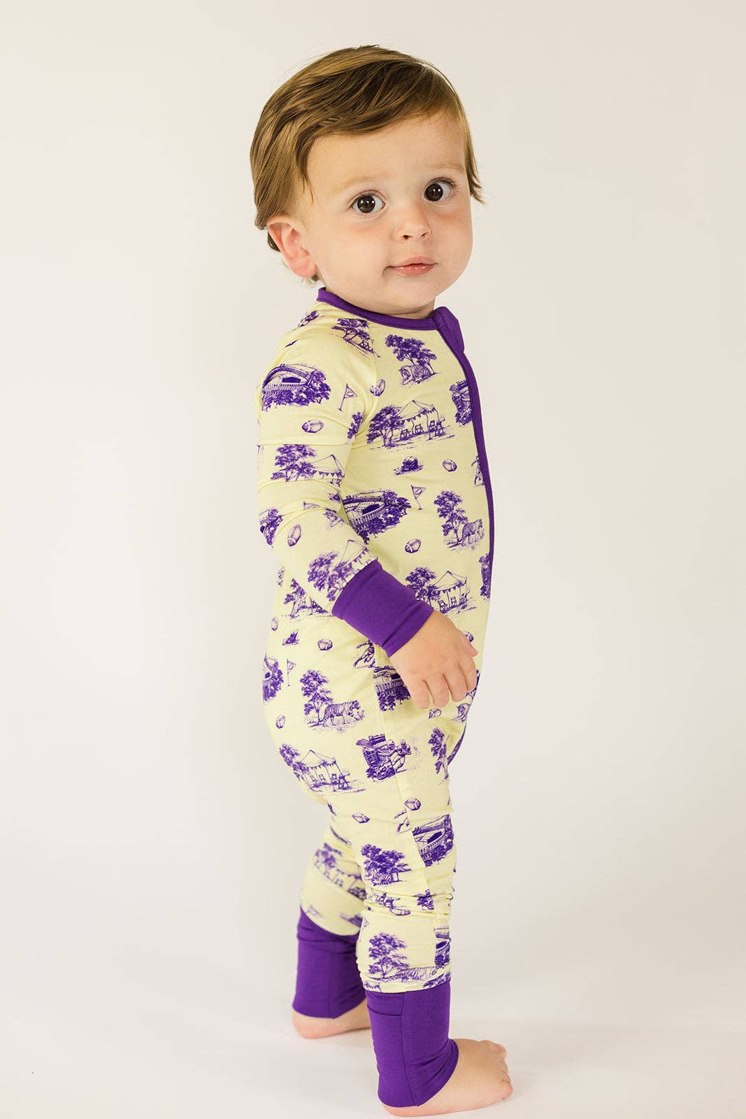 Tiger Toile Double Zipper Bamboo Sleeper