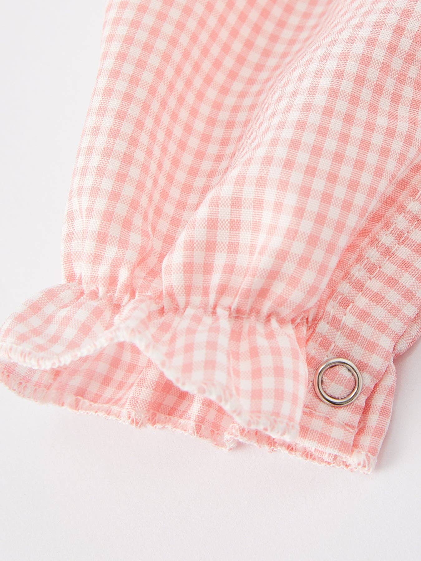 Valentine's Day Smocked Embroidery Girls Romper