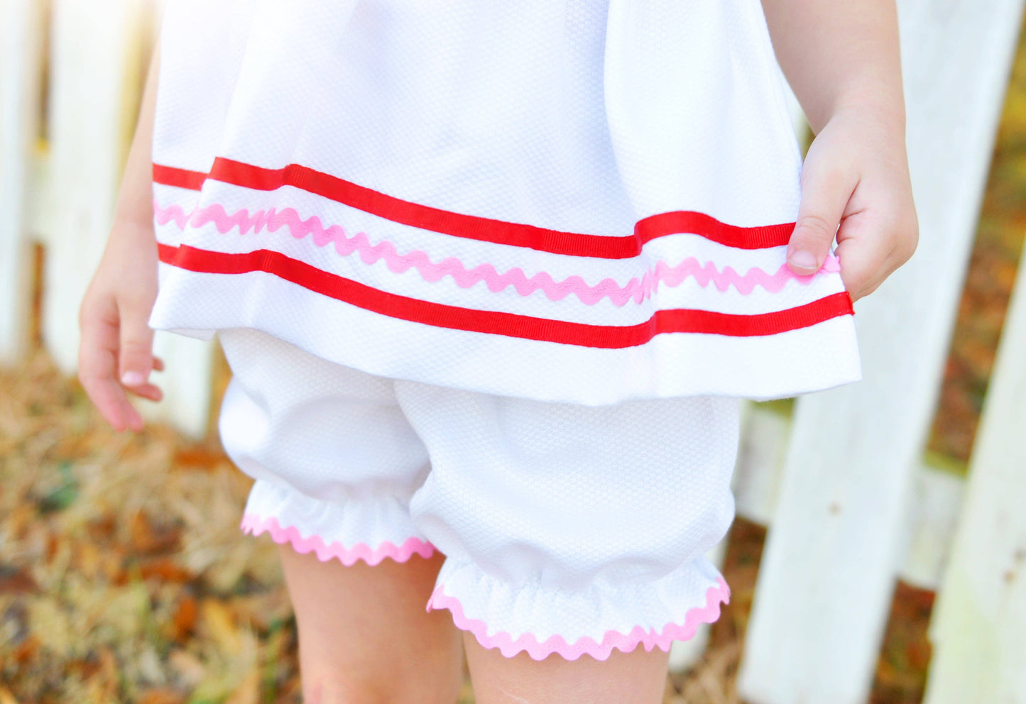 Be Mine Heart Applique Dress & Bloomer Set