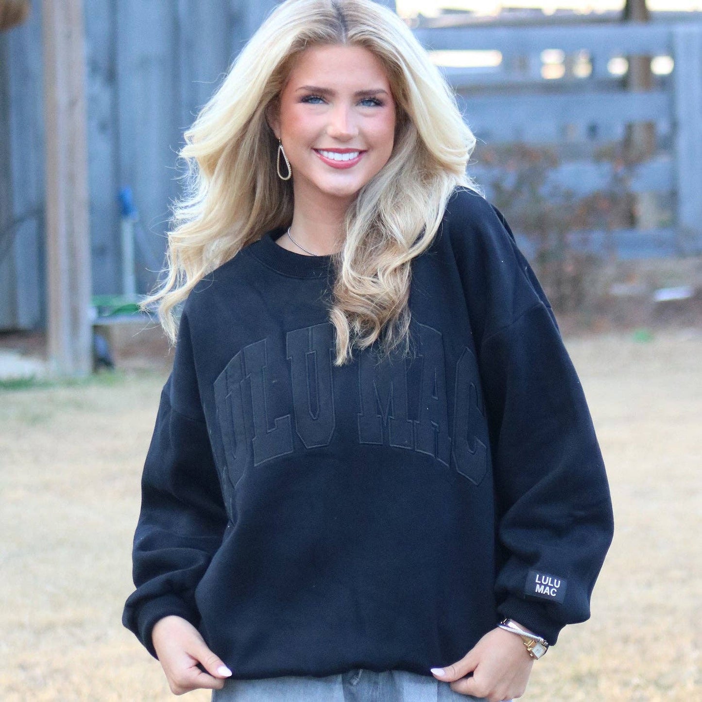 Lulu Mac Sweatshirt in Black